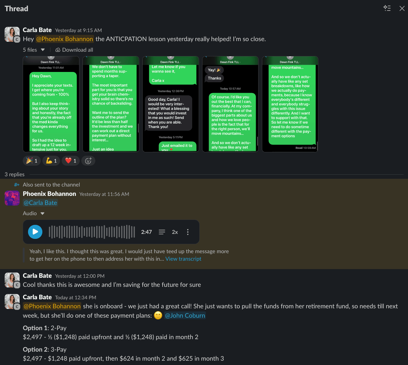 $2,497 client close after the anticipation playbook