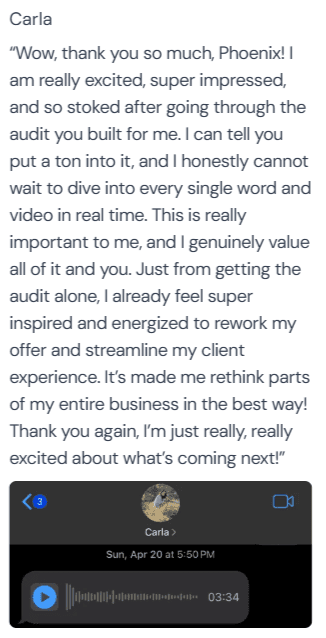 “Made me rethink parts of my entire business in the best way”