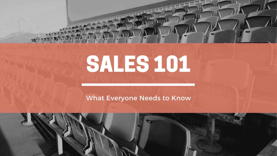 Sales image introducing the article with empty seats the background.