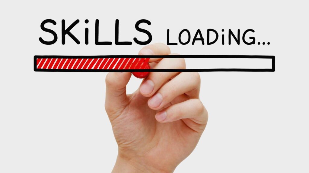 Developing your sales skills takes time - loading bar.